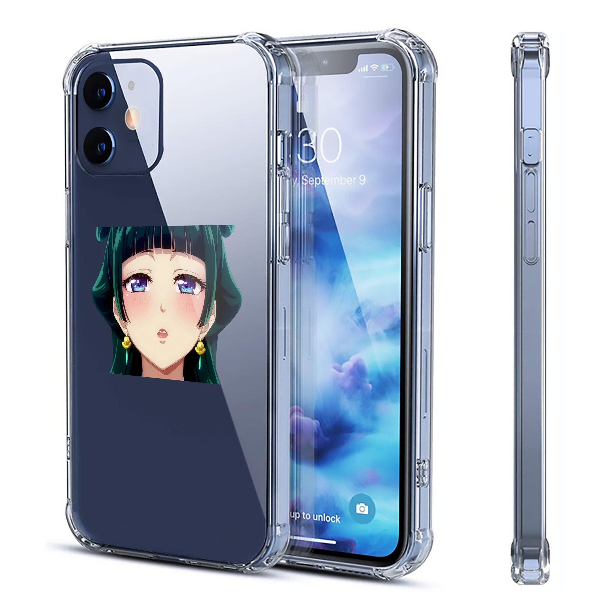 （画像用） 薬屋のひとりごと The Apothecary Diaries 【iPhone 12シリーズ対応】透明スマホケース（クリアソフトケース）